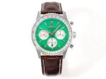 Breitling 43MM in Diameter Navitimer Series B01 Movement Light Green Watch